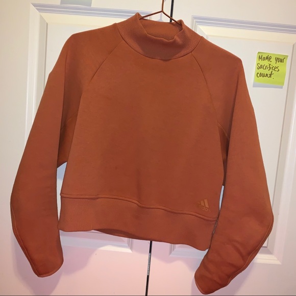 ORANGE ADIDAS VRCT CREW SWEATSHIRT - Picture 5 of 6